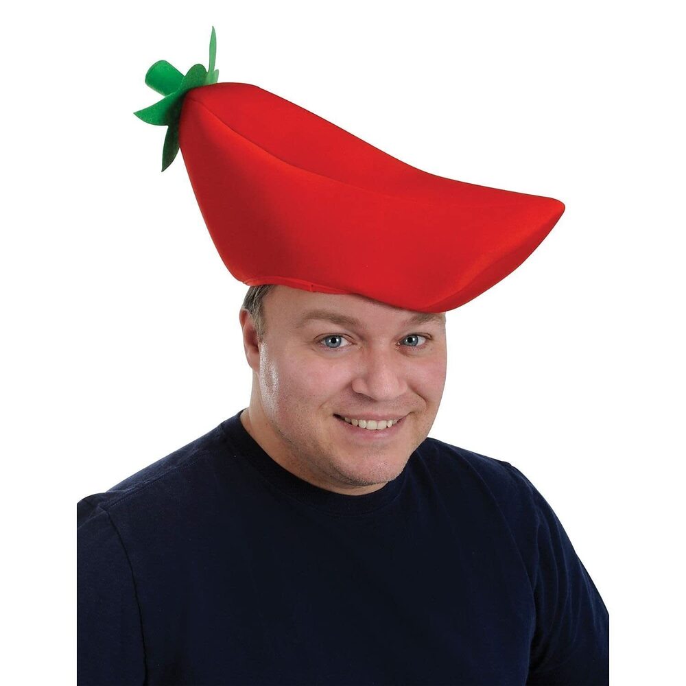 6465 Plush Chili Pepper Hat